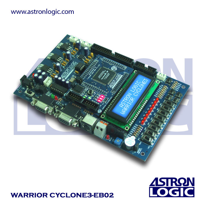 บอร์ดทดลอง FPGA รุ่น WARRIOR CYCLONE3 EB02U